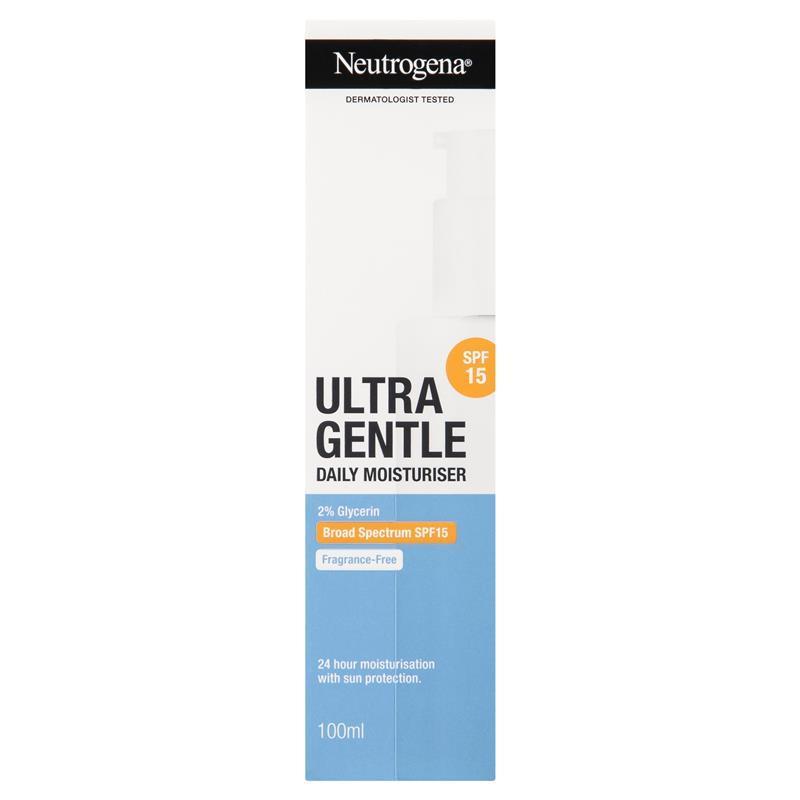 Load image into Gallery viewer, Neutrogena Ultra Gentle Moisturiser SPF15 100ml
