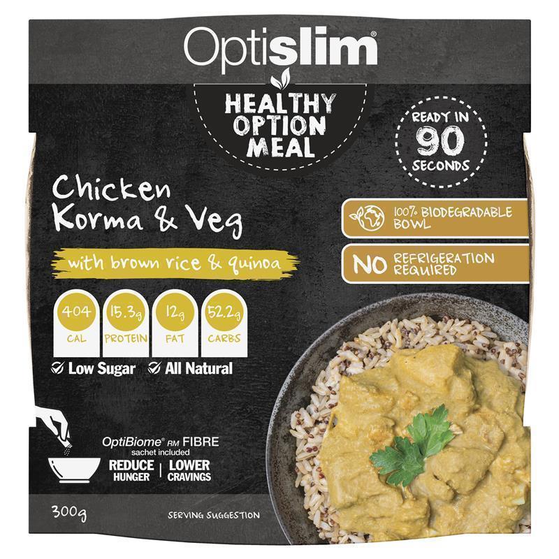 Load image into Gallery viewer, Optislim Healthy Option Meal Chicken Korma &amp; Vegetables 300g
