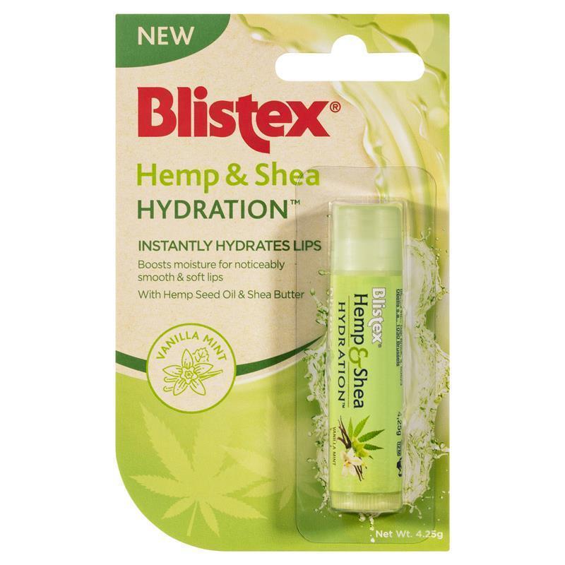 Load image into Gallery viewer, Blistex Hemp &amp; Shea Hydration Lip 4.25g Stick
