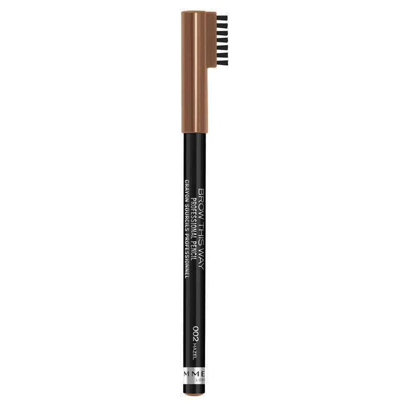 Load image into Gallery viewer, Rimmel Brow This Way Professional Pencil 002 Hazel
