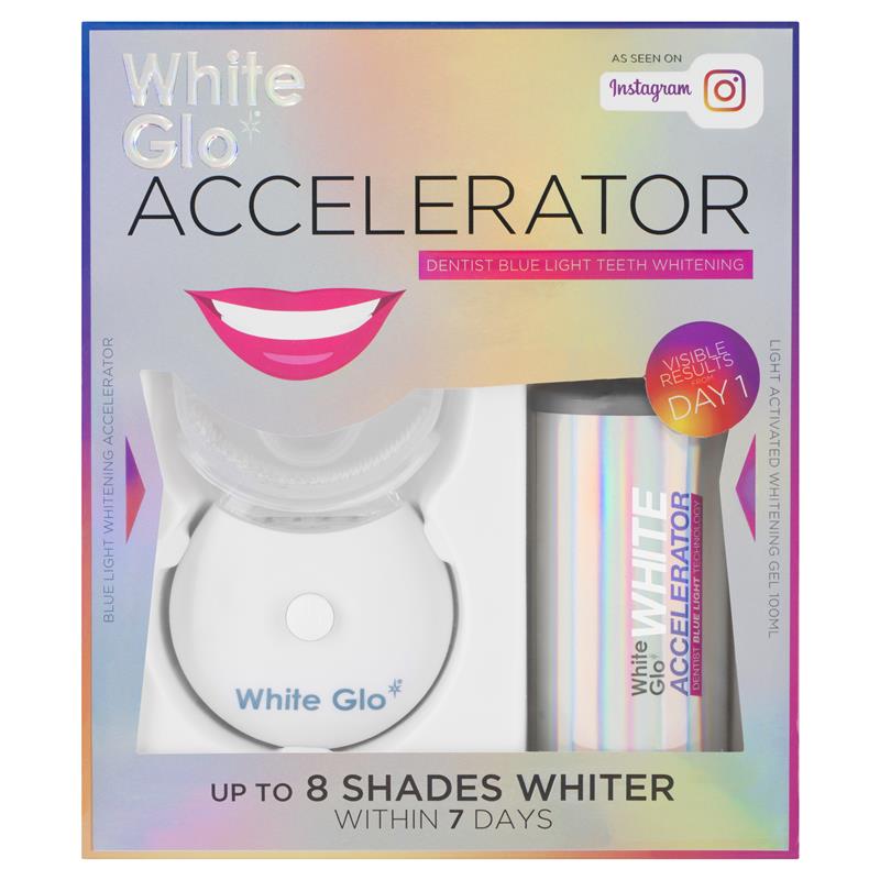 Load image into Gallery viewer, White Glo White Accelerator Blue Light Teeth Whitening System
