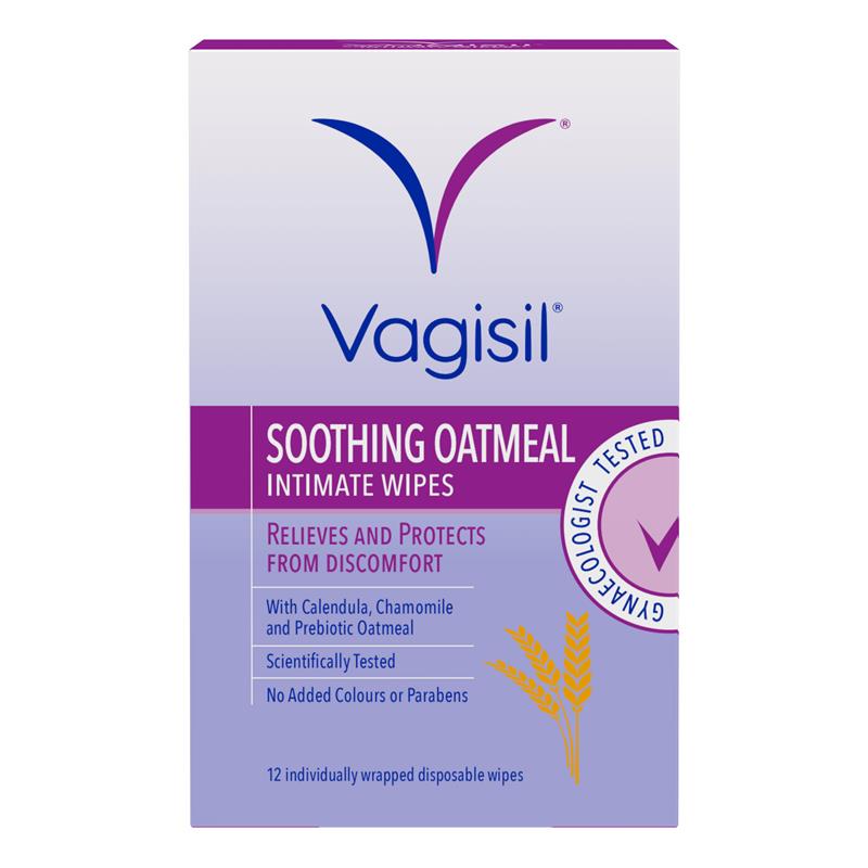 Load image into Gallery viewer, Vagisil Soothing Oatmeal Wipes 12pk
