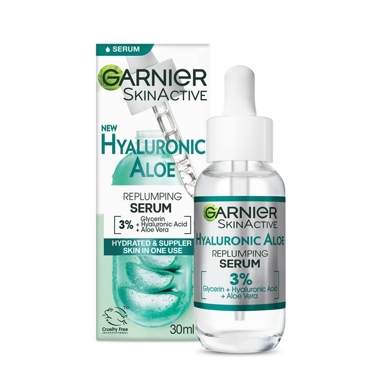 Load image into Gallery viewer, Garnier Skin Active Hyaluronic Aloe Repumpling Serum 30ml
