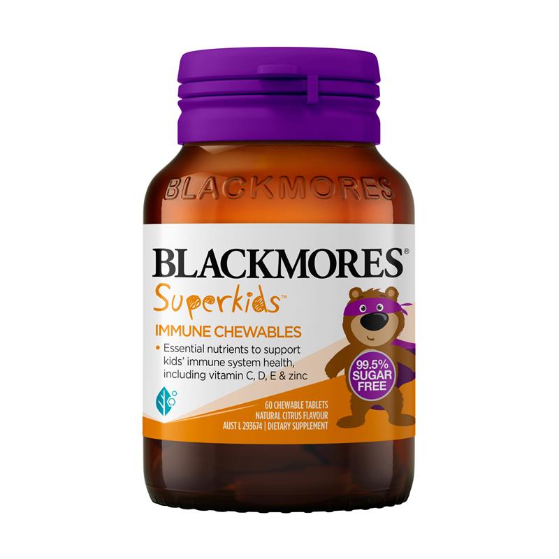 Load image into Gallery viewer, Blackmores Superkids Immune 60 Chewables
