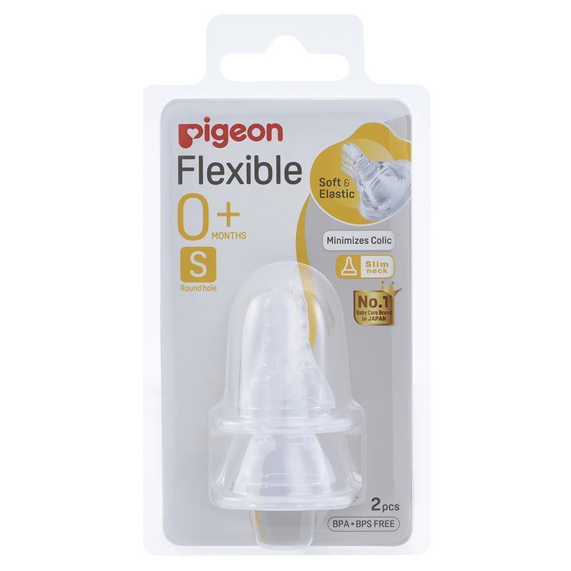 Load image into Gallery viewer, Pigeon Flexible Peristaltic Nipple S 2 Pack
