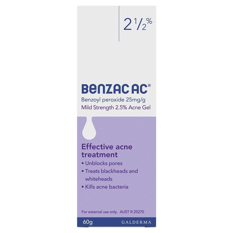 Load image into Gallery viewer, Benzac AC Mild Strength 2.5% Acne Gel 60g
