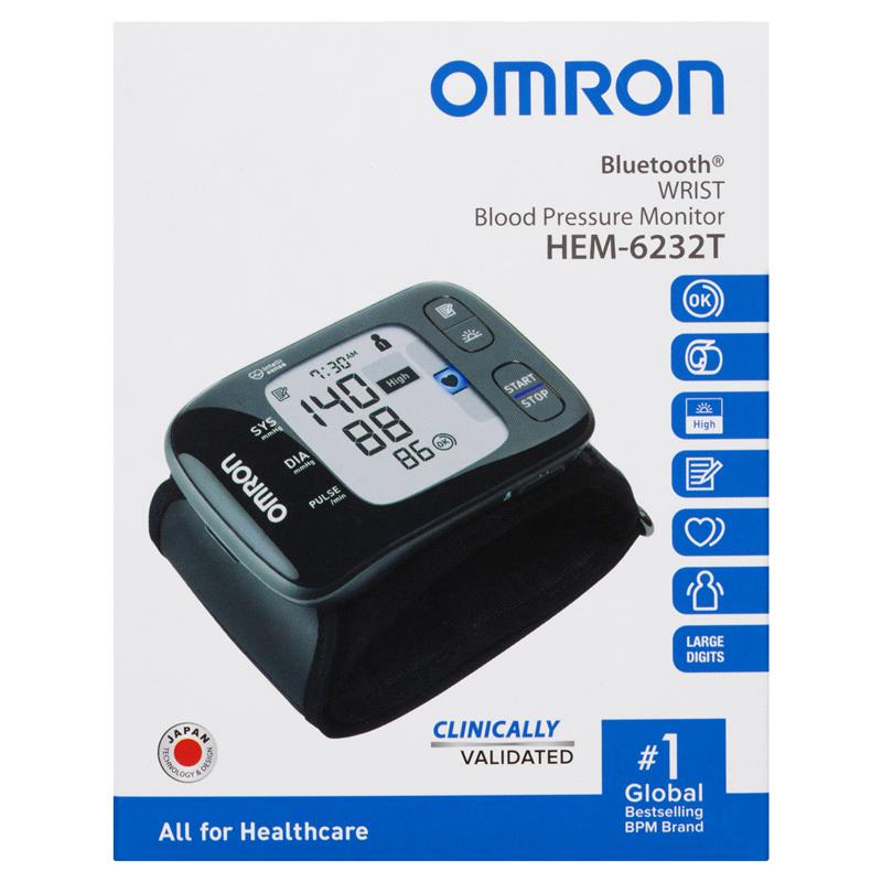 Load image into Gallery viewer, Omron HEM6232T Bluetooth Wrist Blood Pressure Monitor
