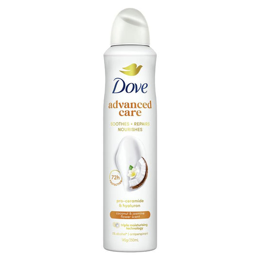 Dove Women Advanced Care Antiperspirant Aerosol Coconut & Jasmine Flower 250ml