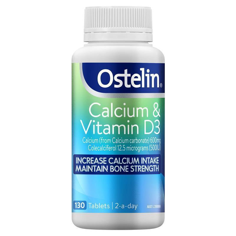 Load image into Gallery viewer, Ostelin Calcium &amp; Vitamin D3 130 Tablets
