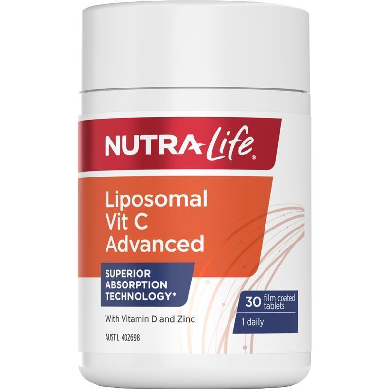Load image into Gallery viewer, Nutra-Life Liposomal Vitamin C Advanced 30 Tablets
