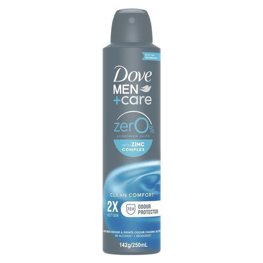 Dove Men + Care Zero Aluminium Clean Comfort 250ml
