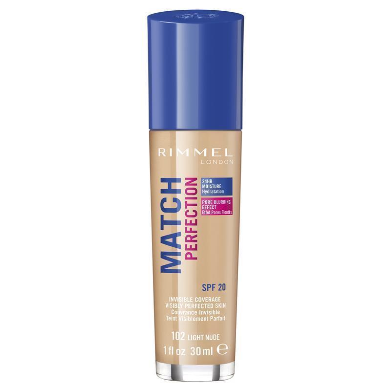 Load image into Gallery viewer, Rimmel Match Perfection 102 Light Nude
