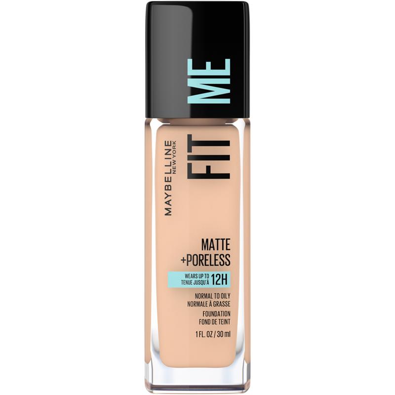 Load image into Gallery viewer, Maybelline Fit Me Matte &amp; Poreless Mattifying Liquid Foundation - Nude Beige 125
