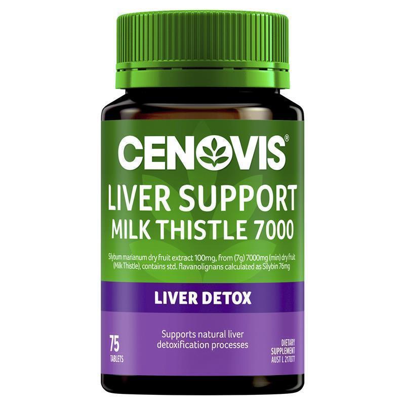 Load image into Gallery viewer, Cenovis Liver Support Milk Thistle 7000mg 75 Tablets

