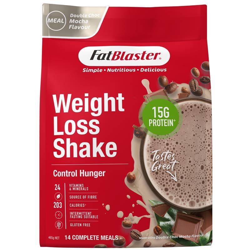 Load image into Gallery viewer, Fatblaster Weight Loss Shake Red Pouch Mocha 465g
