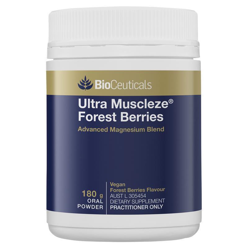 Load image into Gallery viewer, BioCeuticals Ultra Muscleze® Forest Berries 180g
