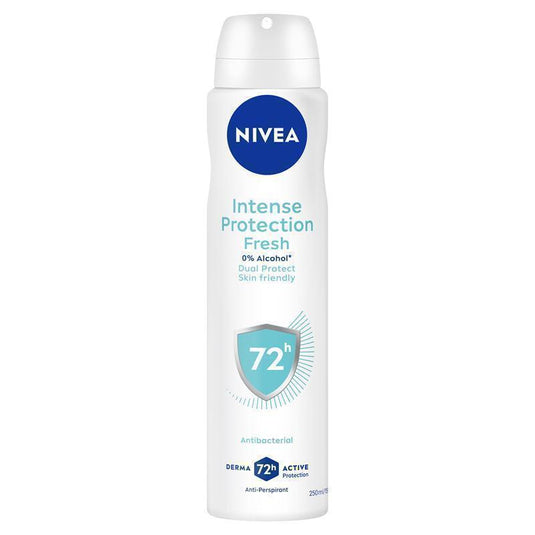 NIVEA  Intense Protection Fresh Aerosol Deodorant 72H Protection 250ml