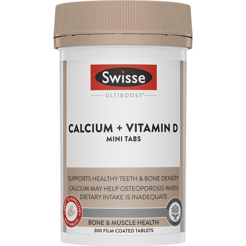 Load image into Gallery viewer, Swisse Calcium + Vitamin D 300 Mini Tablets
