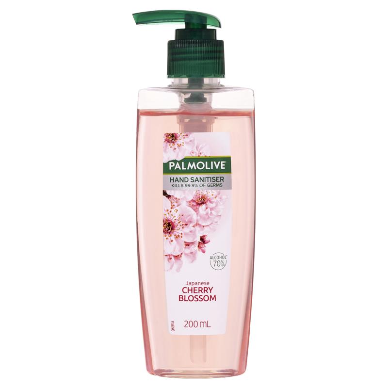 Load image into Gallery viewer, Palmolive Non-sticky Hand Sanitiser Japanese Cherry Blossom Pump 200mL

