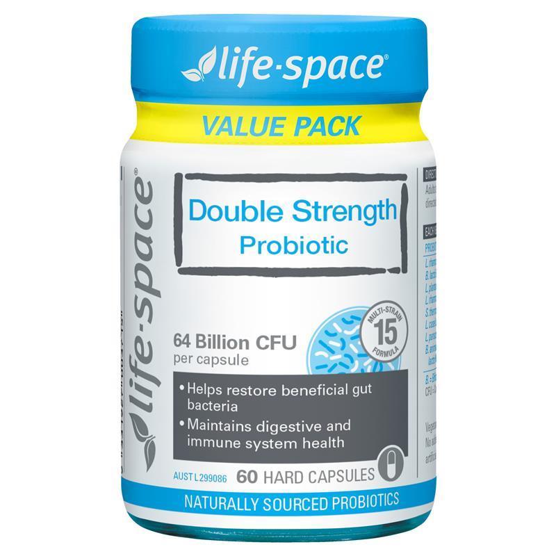 Load image into Gallery viewer, Life-Space Double Strength Probiotic 60 Capsules Exclusive Size
