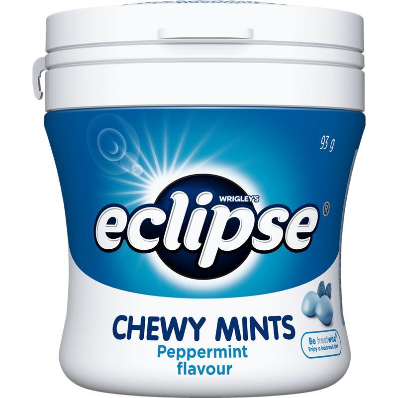 Load image into Gallery viewer, Eclipse Peppermint Chewy Mints 46 Piece Bottle
