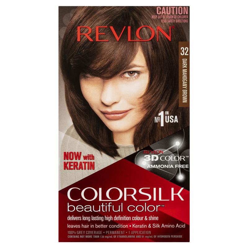 Load image into Gallery viewer, Revlon ColorSilk 32 Dark Mahogany Brown
