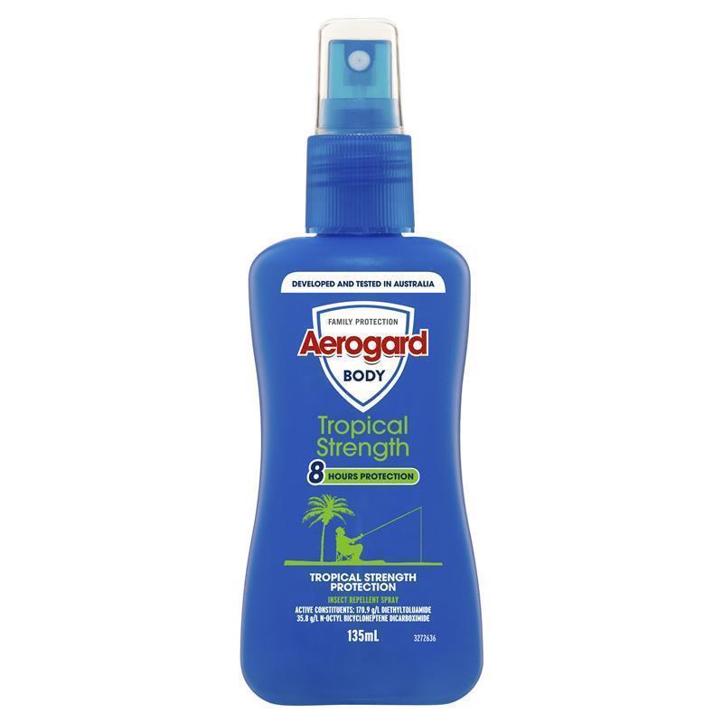 Load image into Gallery viewer, Aerogard Tropical Strength Insect Repellant 135ml Pump
