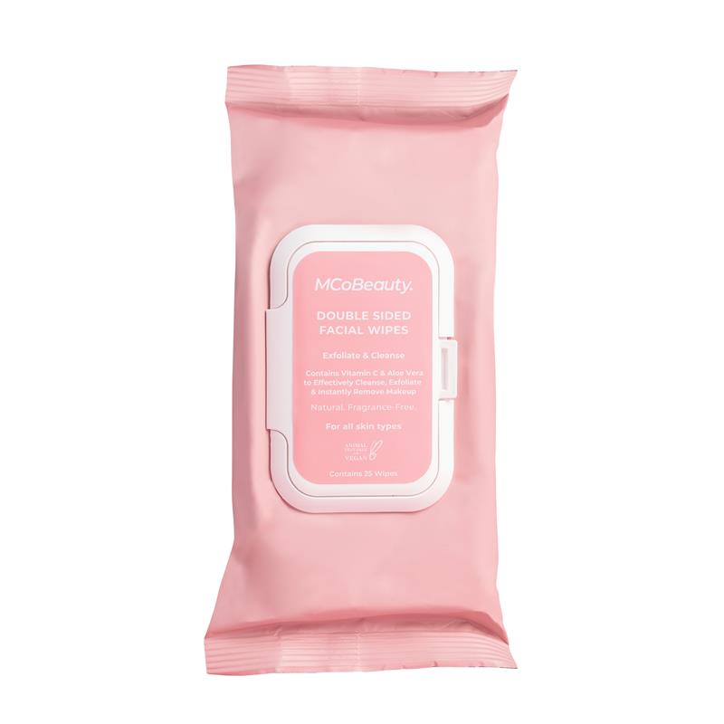 Load image into Gallery viewer, MCoBeauty Double Sided Facial Wipes
