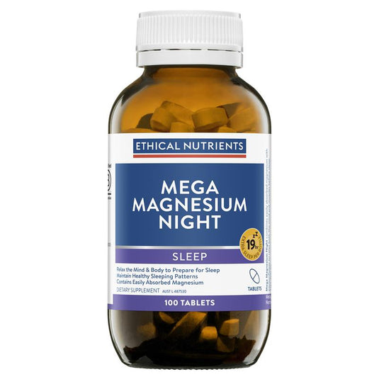 Ethical Nutrients Mega Magnesium Night 100 Tablets Exclusive Size