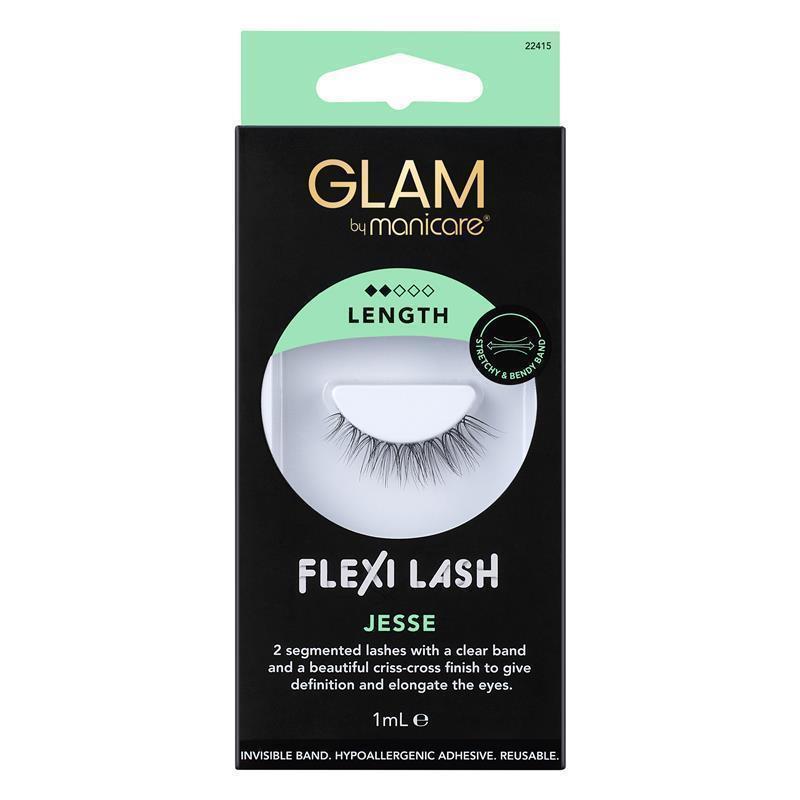 Load image into Gallery viewer, Glam By Manicare Jesse Flexi Lashes Length
