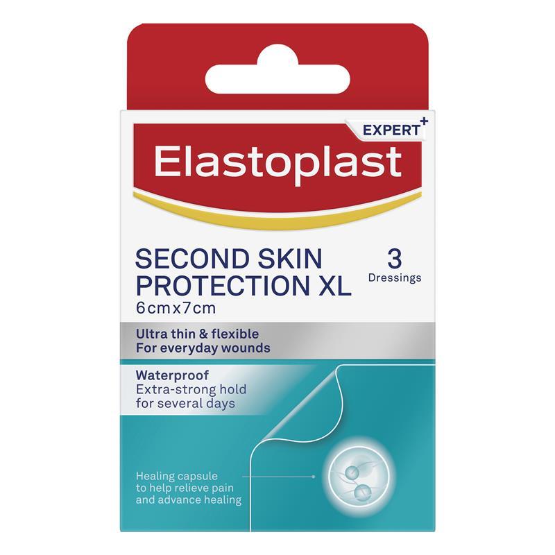 Load image into Gallery viewer, Elastoplast Second Skin Protection Strips XL 6cm x 7cm 3 Pack
