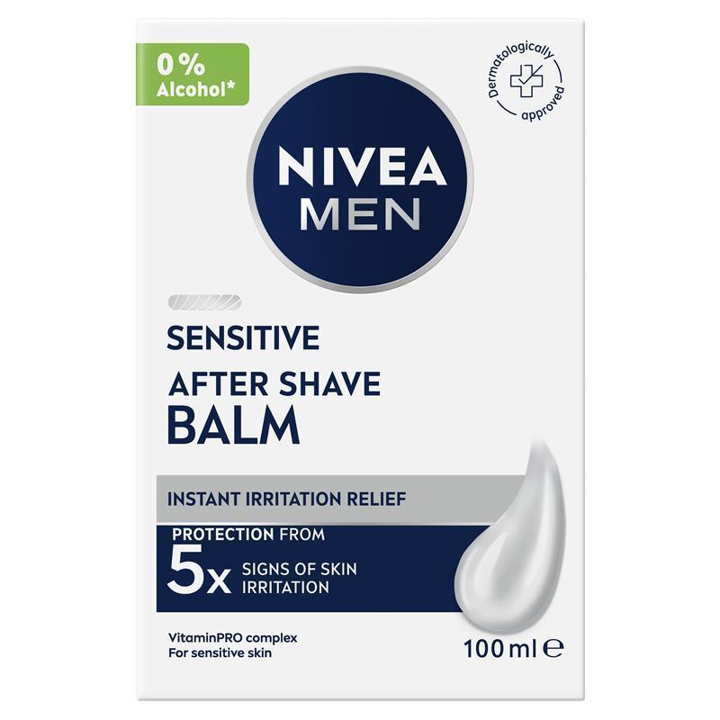 Load image into Gallery viewer, NIVEA MEN Sensitive Post Shave Balm Chamomile + Vit E 100ml
