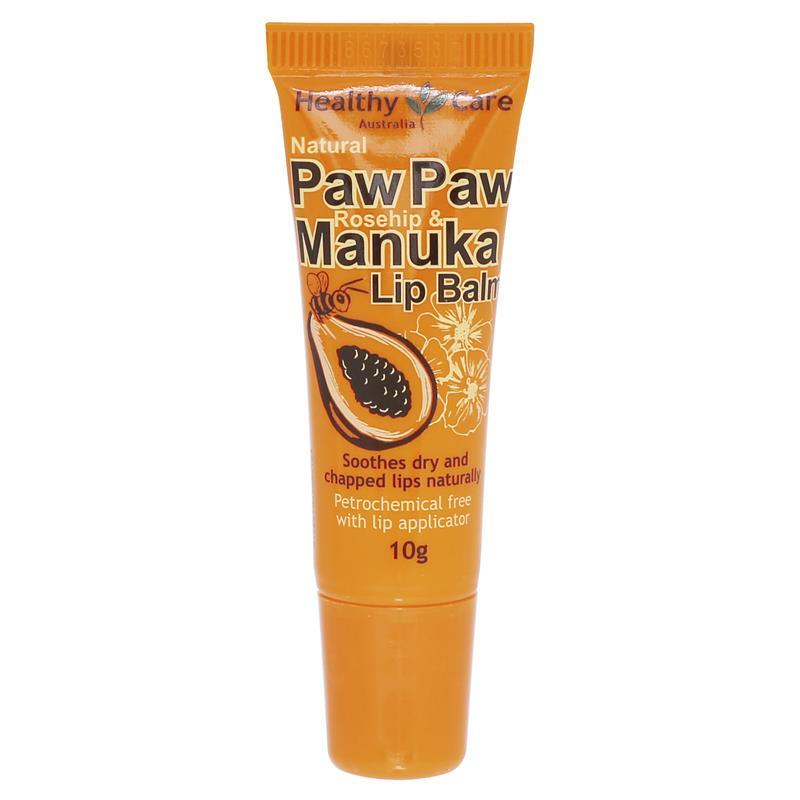 Load image into Gallery viewer, Healthy Care Paw Paw Rosehip &amp; Manuka Lip Balm 10g
