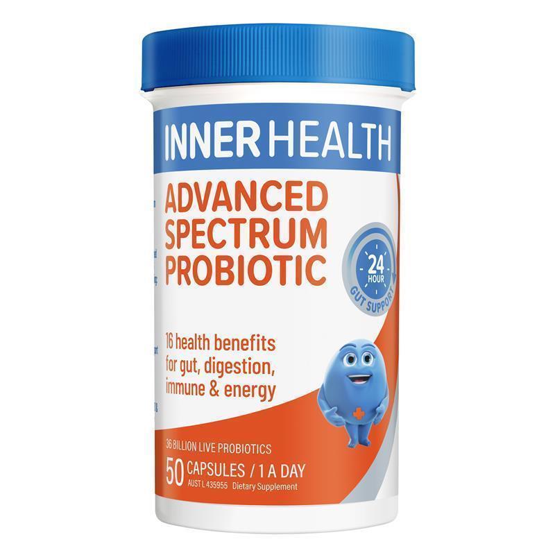 Load image into Gallery viewer, Inner Health Advanced Spectrum Probiotic 50 Capsules
