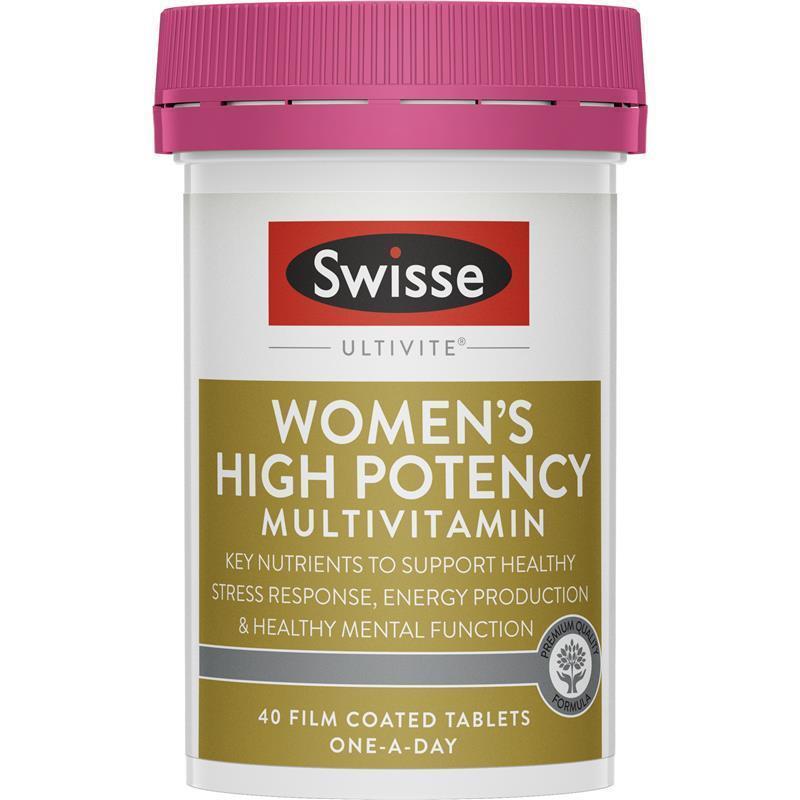 Load image into Gallery viewer, Swisse Women's Ultivite High Potency Multivitamin 40 Tablets
