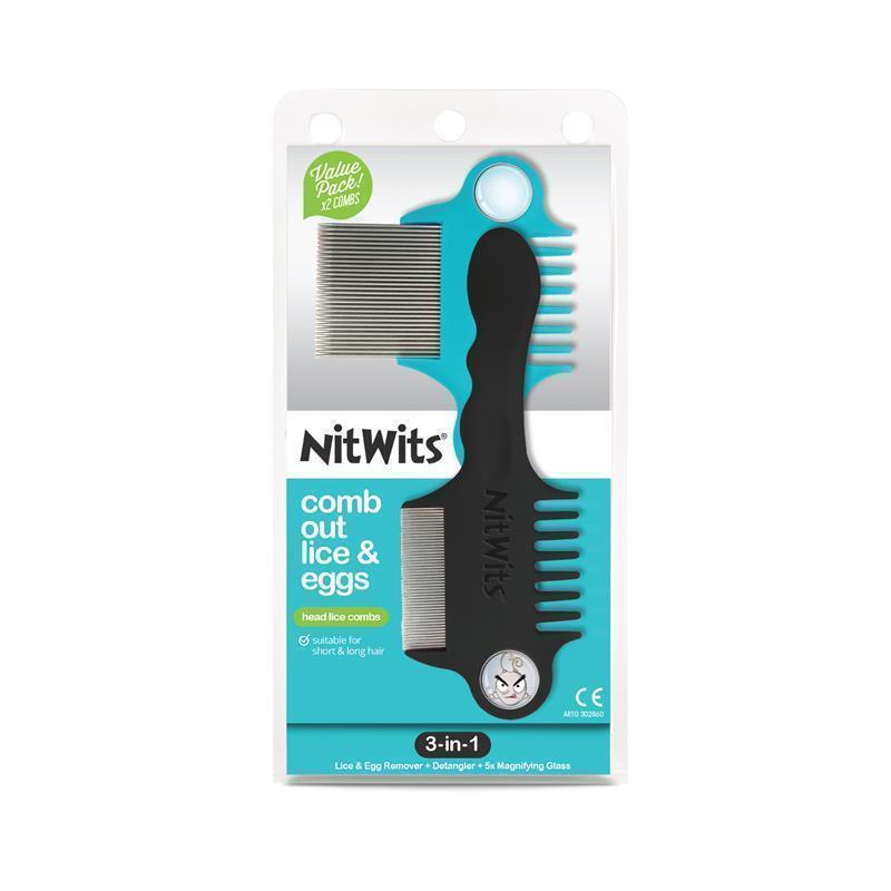 Load image into Gallery viewer, Nitwits Head Lice Comb Twin Pack

