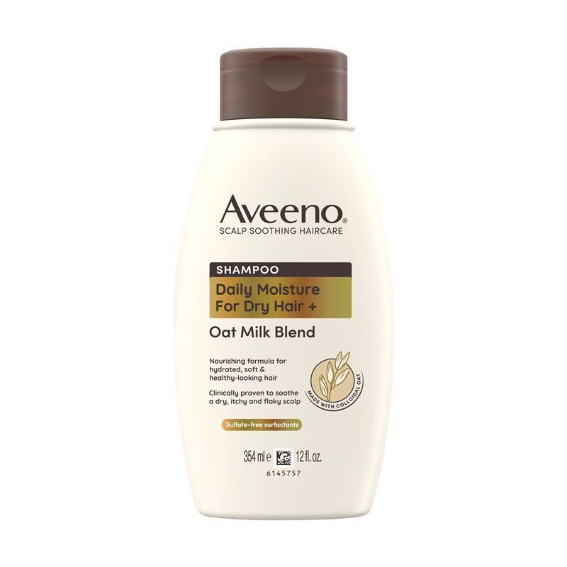 Load image into Gallery viewer, Aveeno Oat Milk Blend Moisturising Shampoo for Dry &amp; Damaged Hair 354mL
