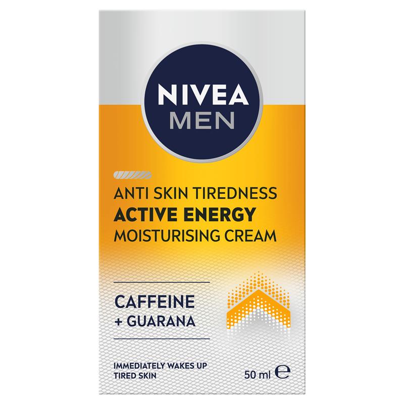 Load image into Gallery viewer, NIVEA MEN Active Energy Face Moisturiser Cream 50ml
