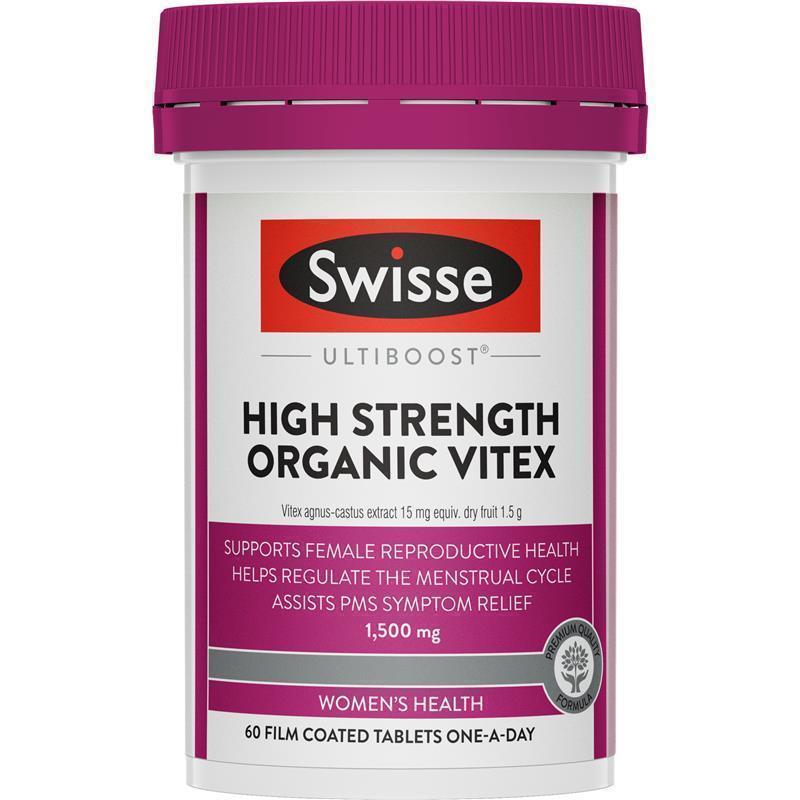 Load image into Gallery viewer, Swisse Organic Vitex 1500mg 60 Tablets
