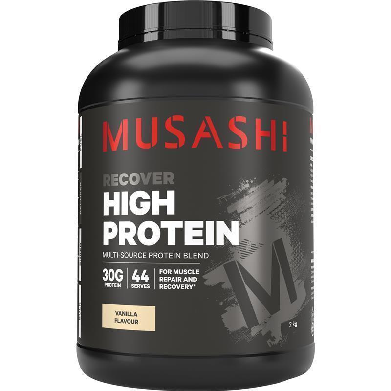 Load image into Gallery viewer, Musashi High Protein Vanilla 2kg
