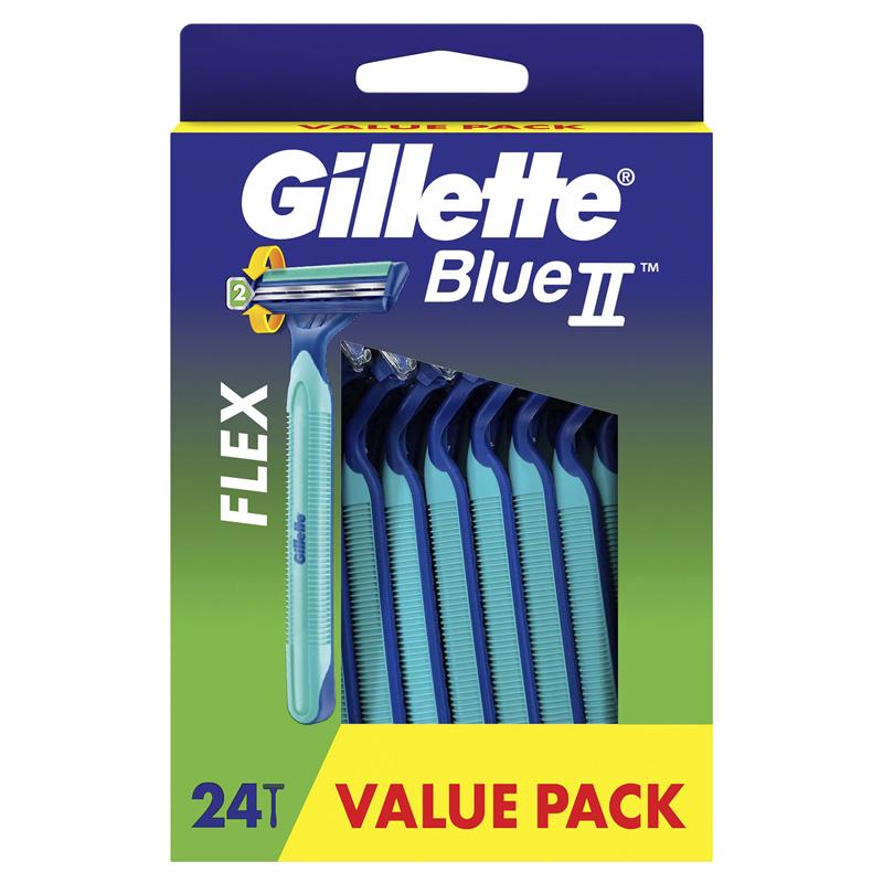 Load image into Gallery viewer, Gillette Blue II Plus Disposables 24pk
