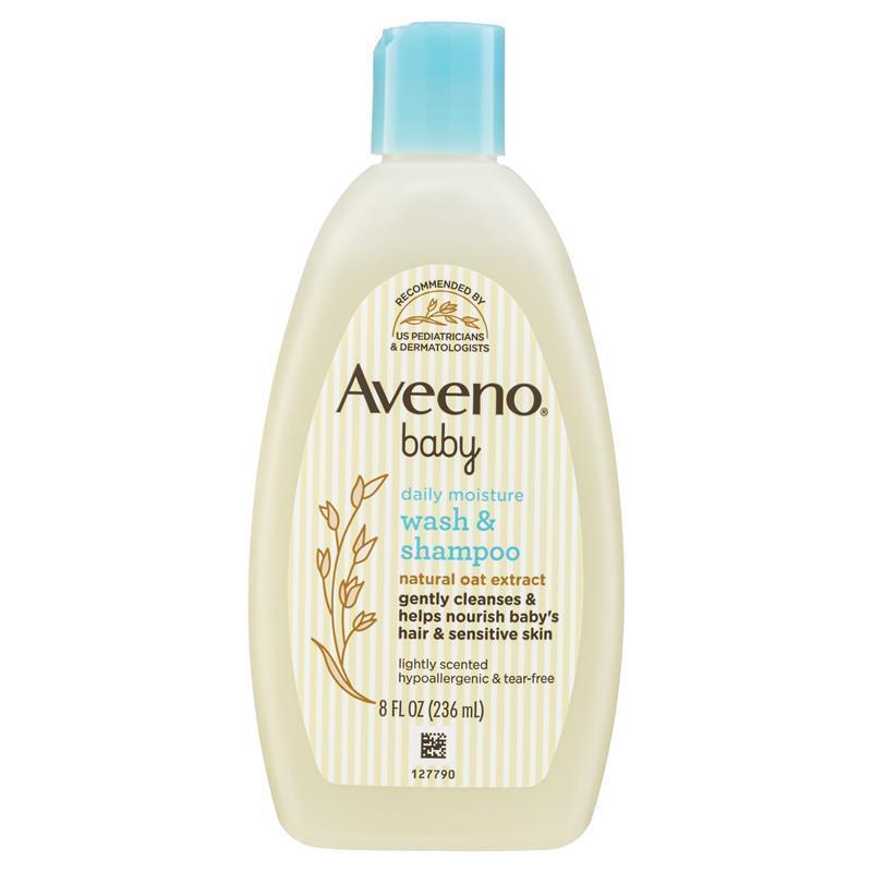 Load image into Gallery viewer, Aveeno Baby Daily Moisture Lightly Scented Wash &amp; Shampoo 236mL
