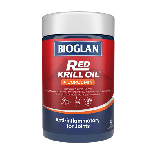 Bioglan Red Krill Plus Curcumin 60 Capsules