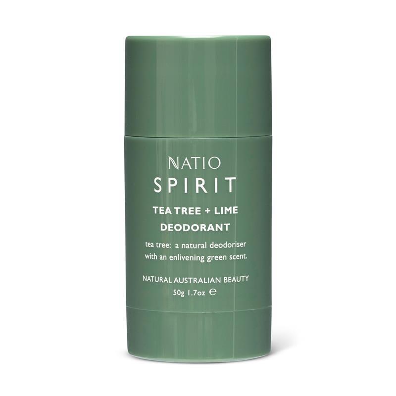 Load image into Gallery viewer, Natio Spirit Tea Tree + Lime Roll-On Deodorant 50g
