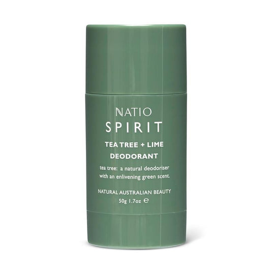 Natio Spirit Tea Tree + Lime Roll-On Deodorant 50g