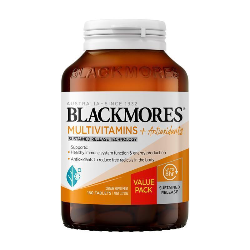 Load image into Gallery viewer, Blackmores Multivitamin + Antioxidants Sustained Release 180 Tablets
