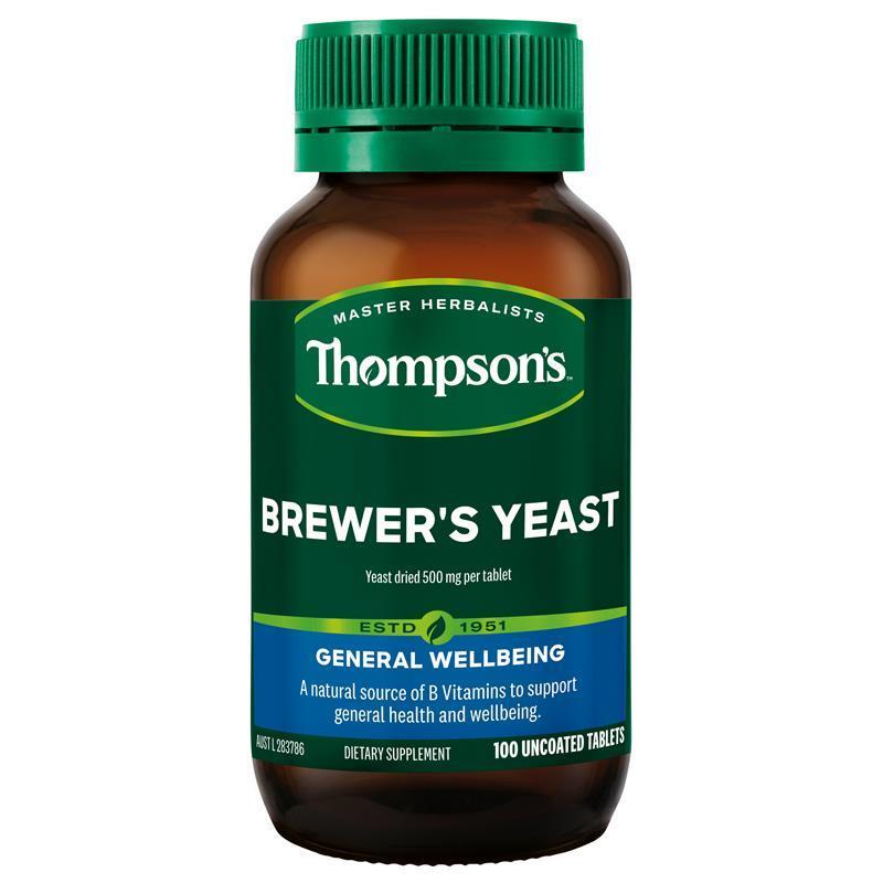 Load image into Gallery viewer, Thompson's Brewer's Yeast 100 Tablets
