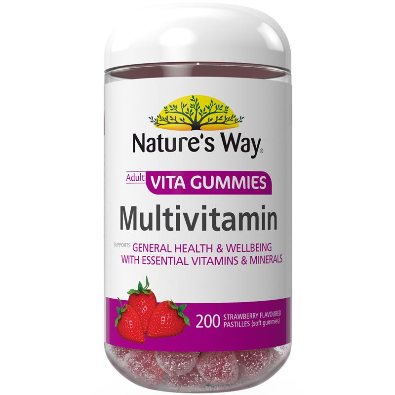Load image into Gallery viewer, Nature's Way Adult Vita Gummies Multivitamin 200 Gummies Exclusive Size
