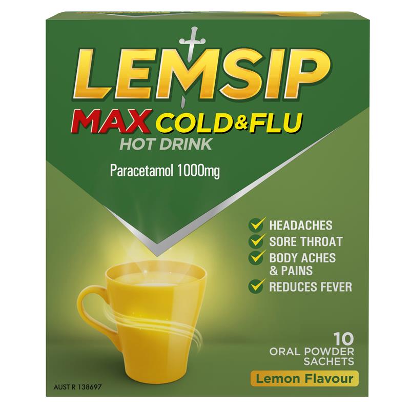 Load image into Gallery viewer, Lemsip Max Cold and Flu Multi Lemon 10pk Relief Hot Drink

