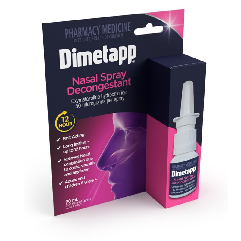 Load image into Gallery viewer, Dimetapp 12 Hour Nasal Spray 20ml
